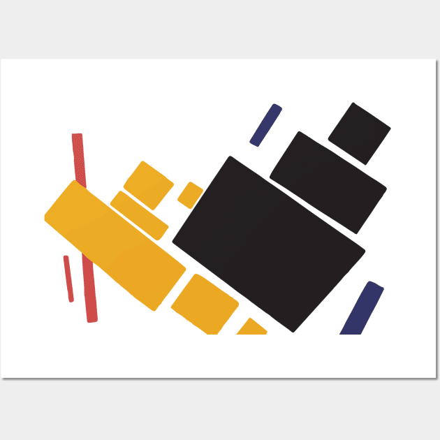 Malevich Wide Walls Wall Art by GeleHaas